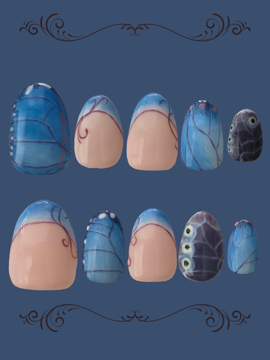 Morpho Butterfly Set